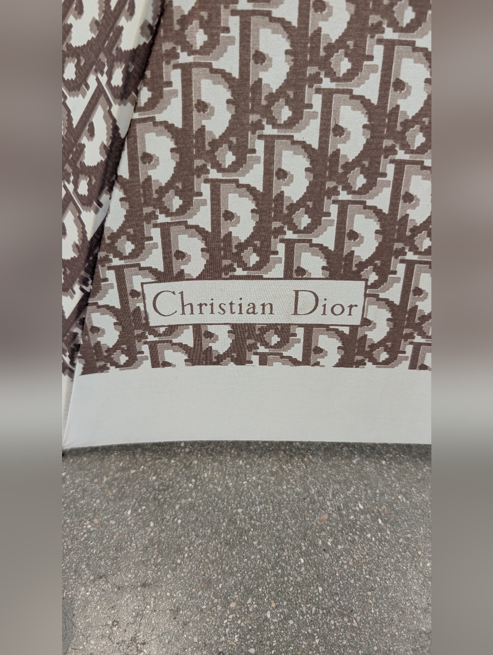 Christian Dior Vintage Monogram Umbrella ☔ - Picture 2 of 6